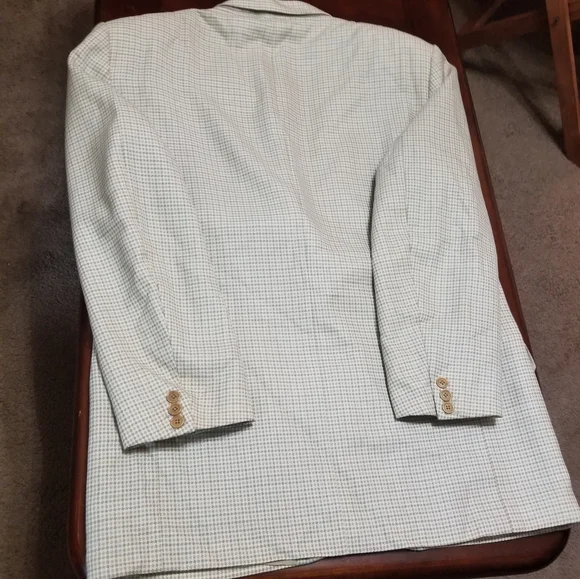 Enrico Coveri Italian Men's Classic Checkered Blazer - Picture 15 of 15